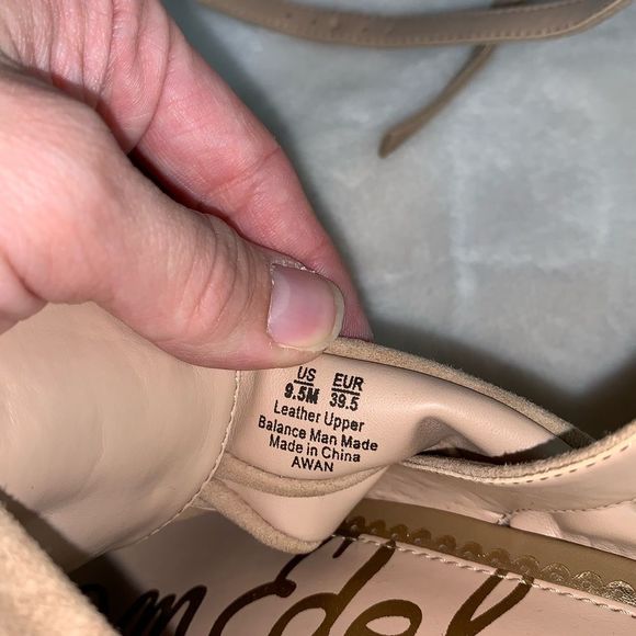 Sam Edelman | Camel Suede Awan Sandal | Sz 9.5 - Picture 5 of 7